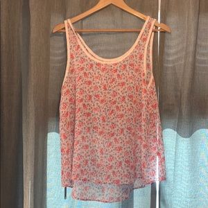 Floral tank top